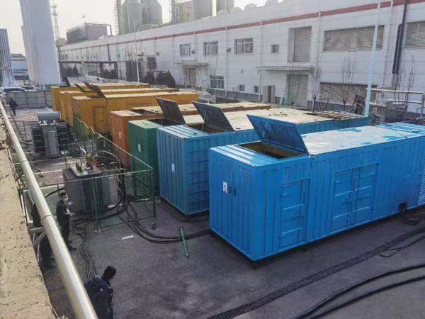 佳木斯柴油发电机出租案例展示